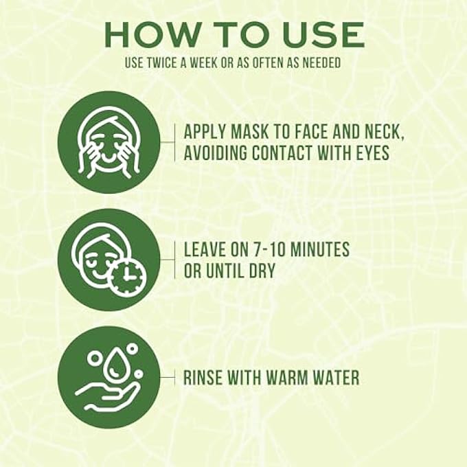 Freeman EXOTIC BLENDS JAPANESE MATCHA CREAM FACE MASK, SKIN REPAIRING & DETOXIFYING FACIAL MASK, RIDS IMPURITIES, CLEAN SKINCARE, FOR OILY & NORMAL SKIN TYPES, 6 FL. OZ./175 ML. TUBE - Image 4